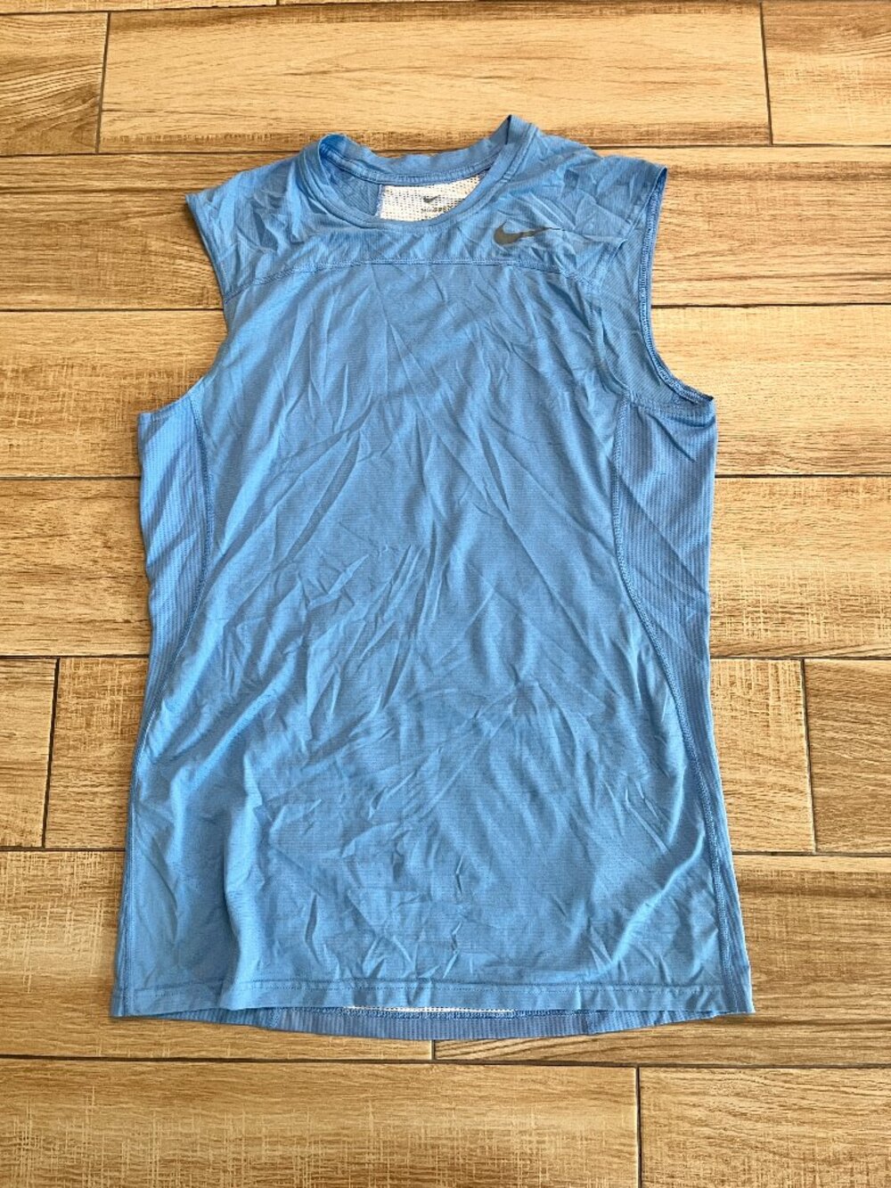 Mens Nike Pro Blue Athletic Tank Top - M